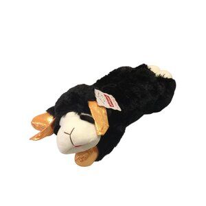 Lamb Chop Extra Large 19" Lamb Black Orange Metallic Ears & Front Paws Squeaker